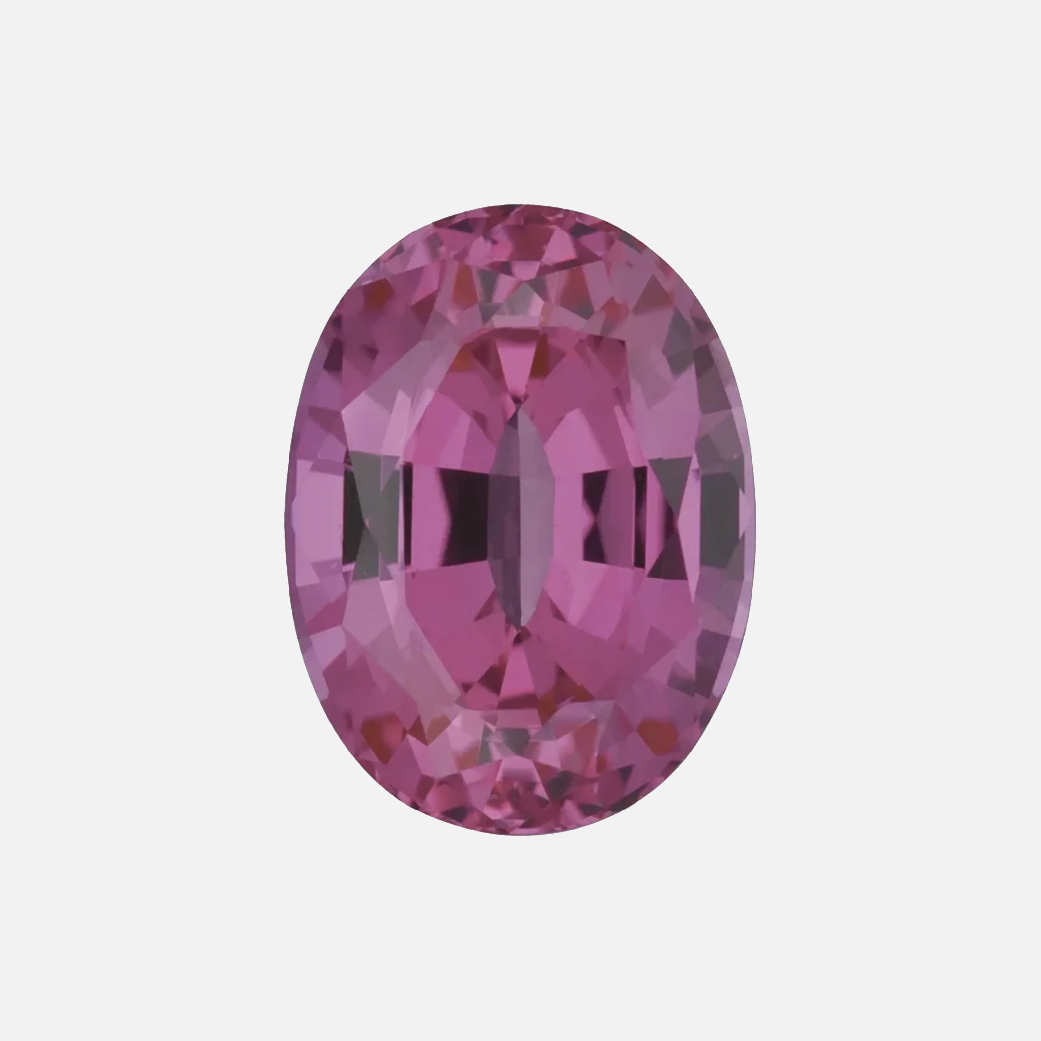 . Lab-grown Medium Pink Sapphire