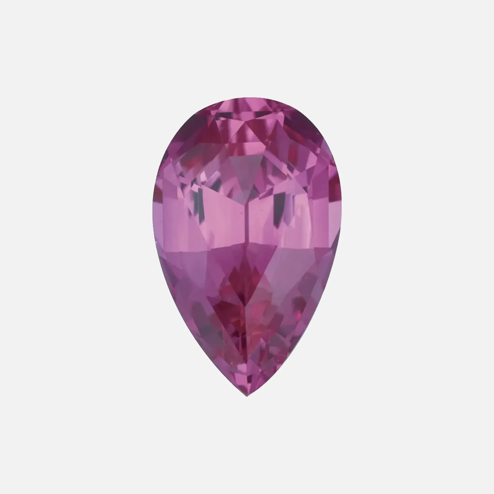 . Lab-grown Medium Pink Sapphire