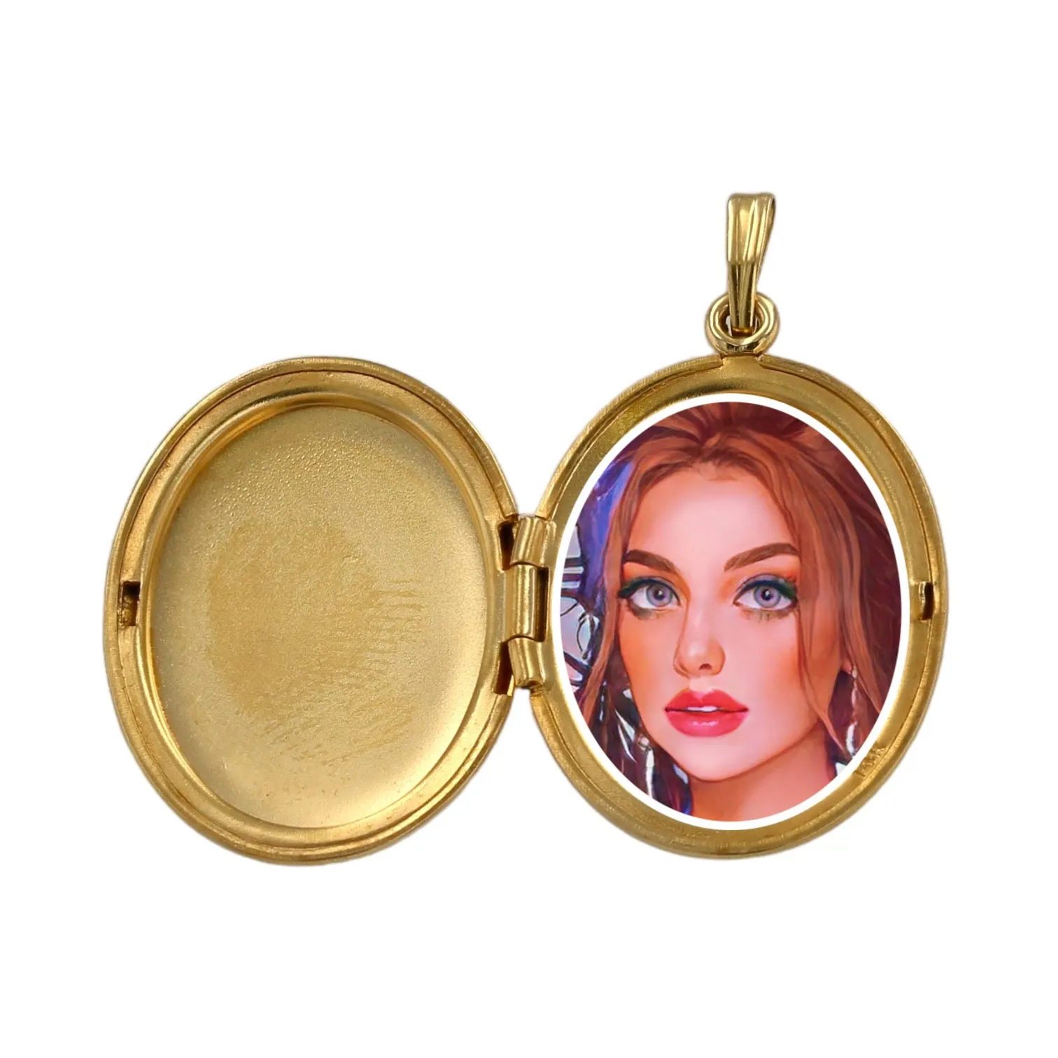 10k yellow gold locket Pendant-226011