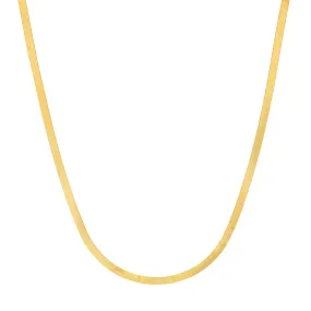 14K Yellow Gold 5.25MM Herringbone Chain