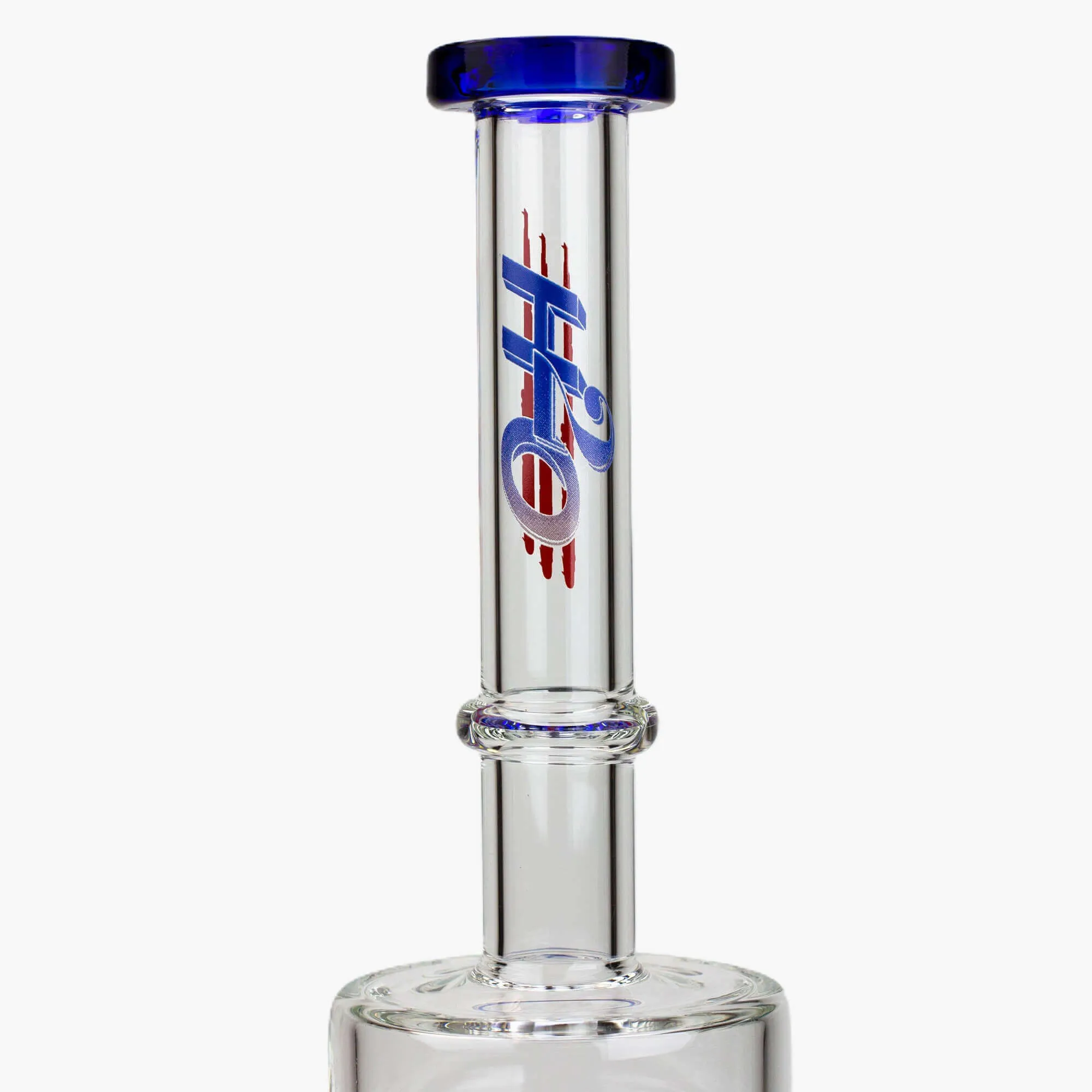 17" H2O Dual Diffuser Glass Bong