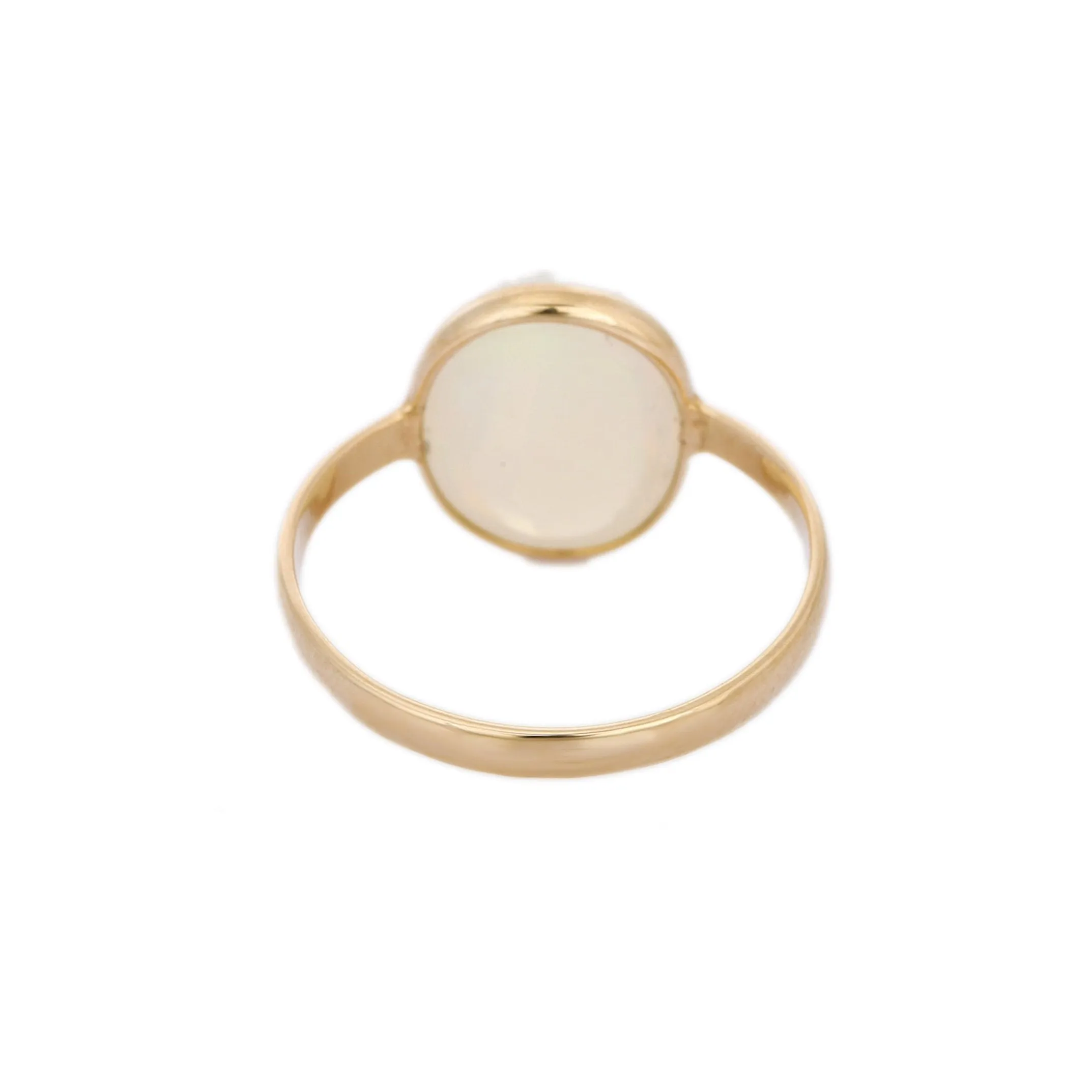 18K Yellow Gold Opal Ring