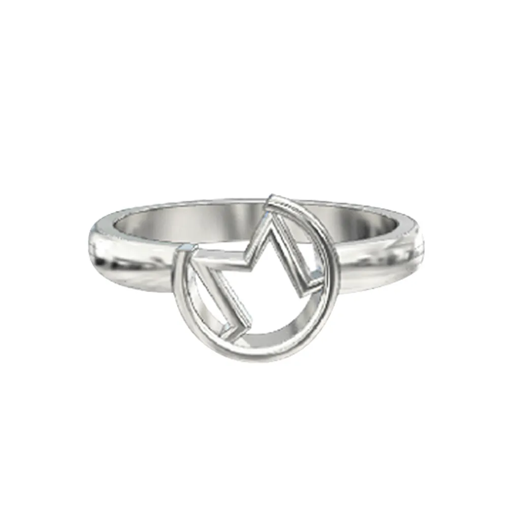 Abstract Emblem Ring