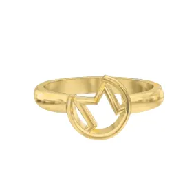 Abstract Emblem Ring