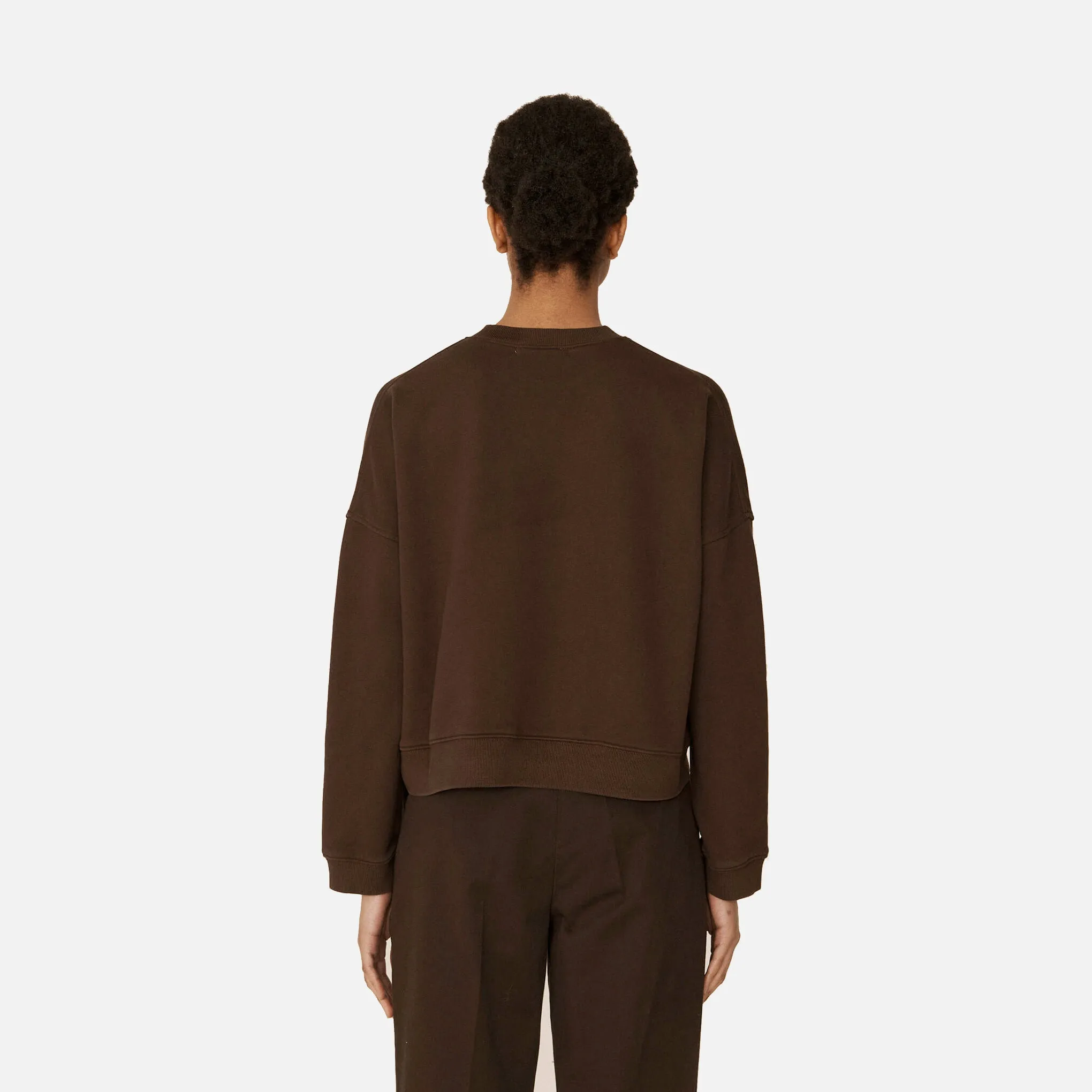 Almost Grown Cotton Sweatshirt - Brown