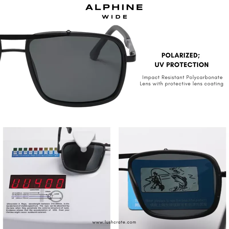 Alphine Wide Polarized Sunglasses