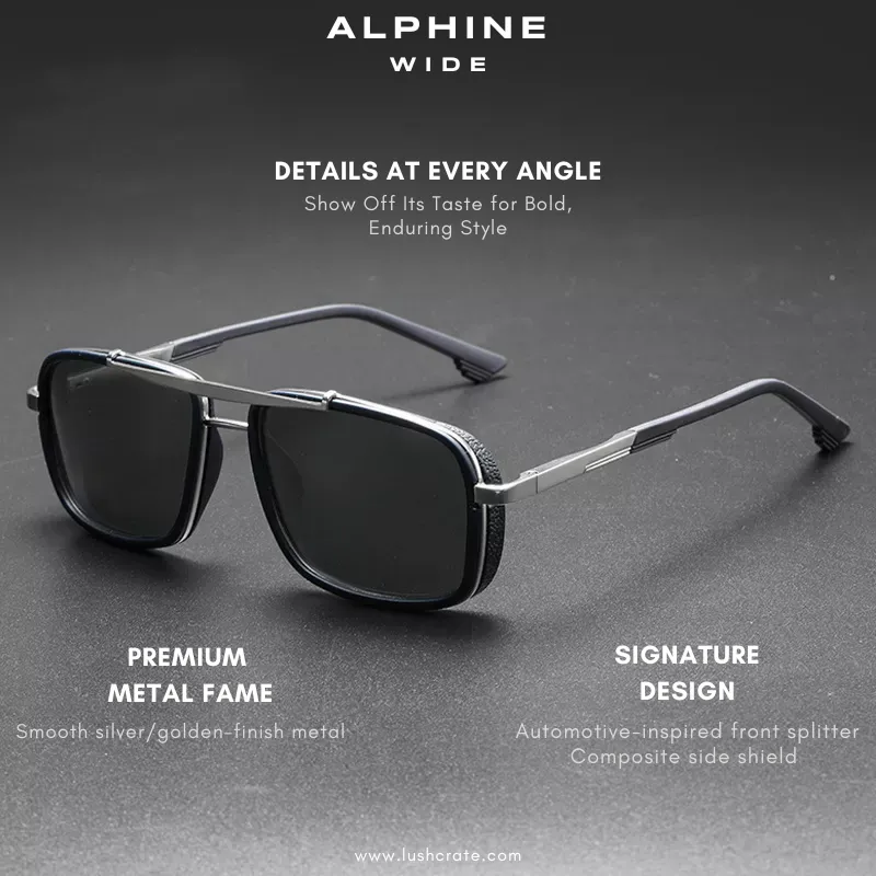 Alphine Wide Polarized Sunglasses