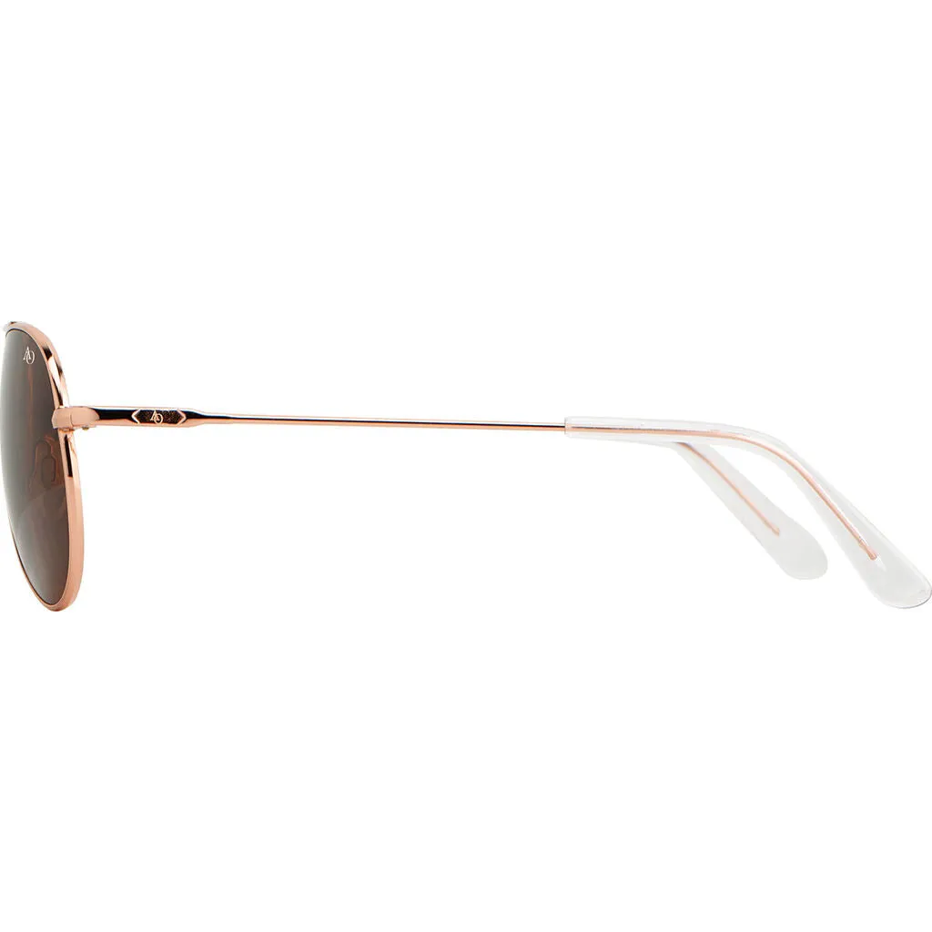 American Optical General Sunglasses | Rose Gold/Polarized Nylon Brown