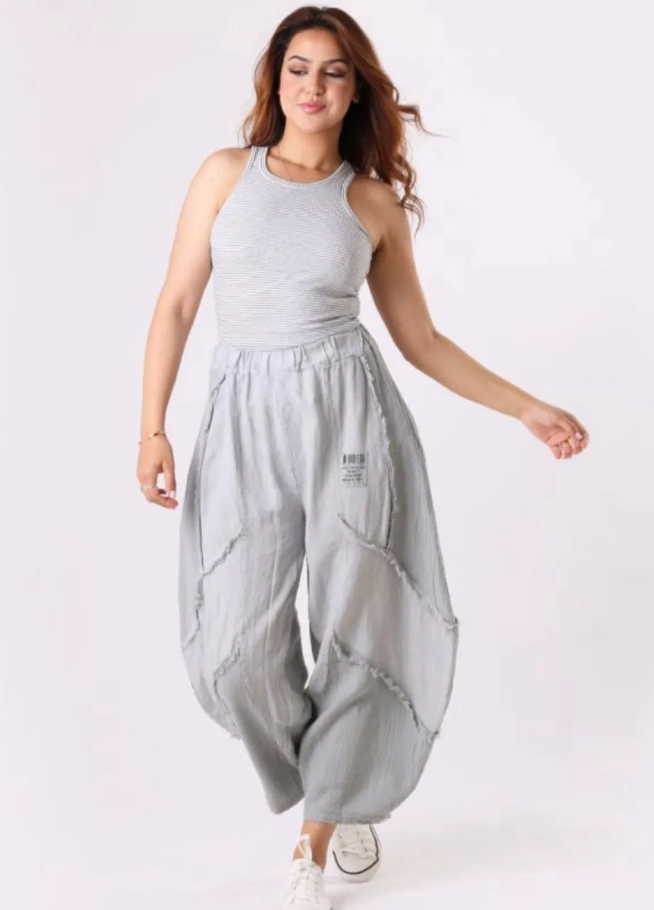 Anne   Kate Plain Linen Slouchy Pants