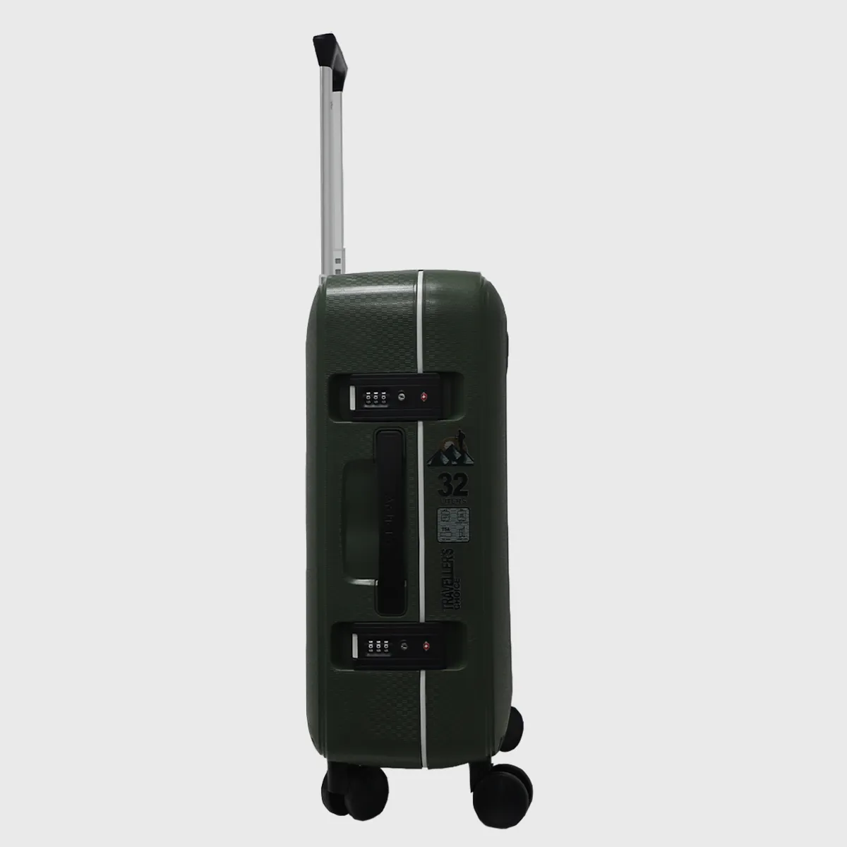 Arctic Fox Elite Armor Hard-side check-in luggage/Suitcase/Trolley Bag (Olive).