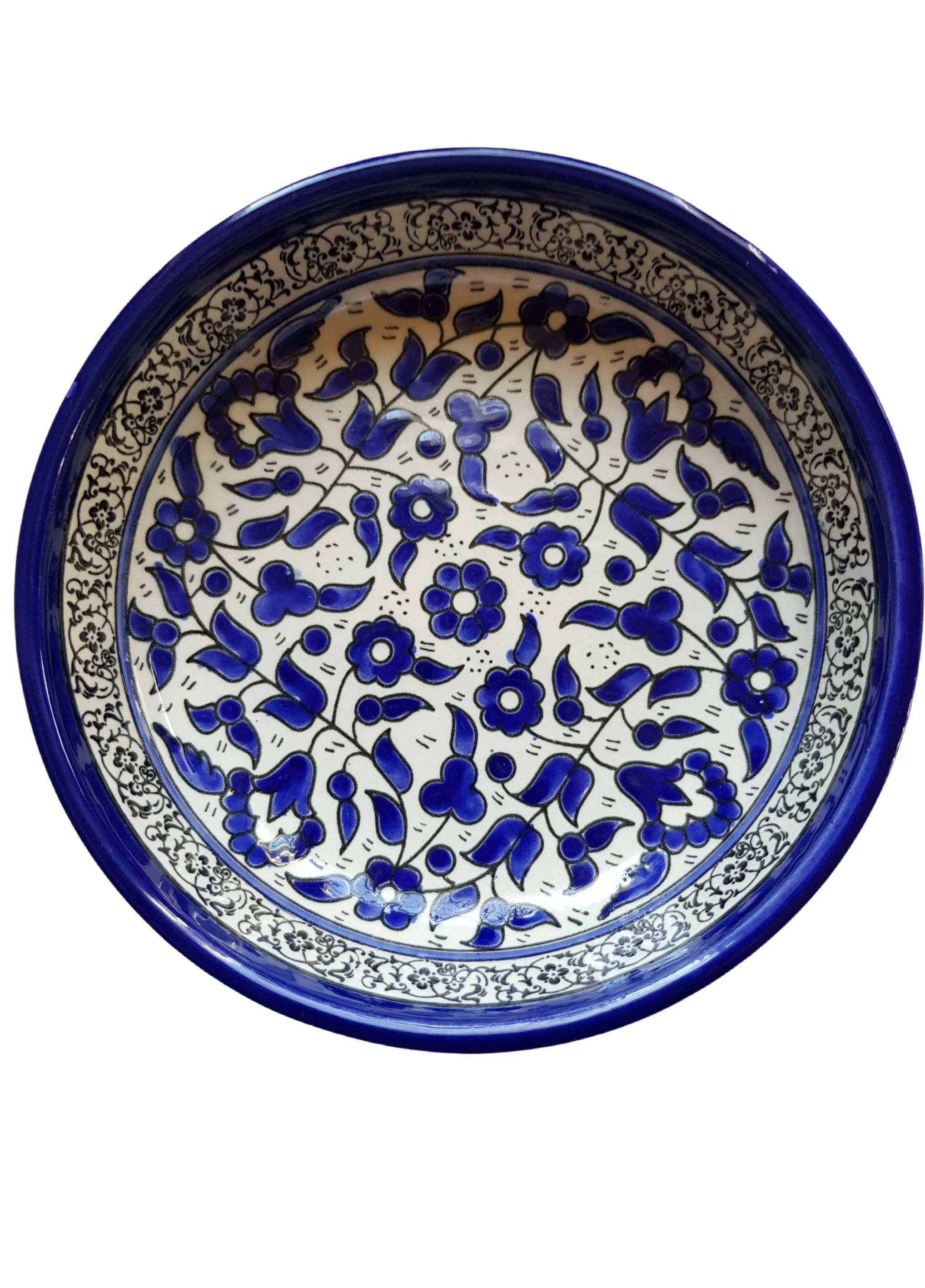 Armenian ceramic bowls for serving or decoration.