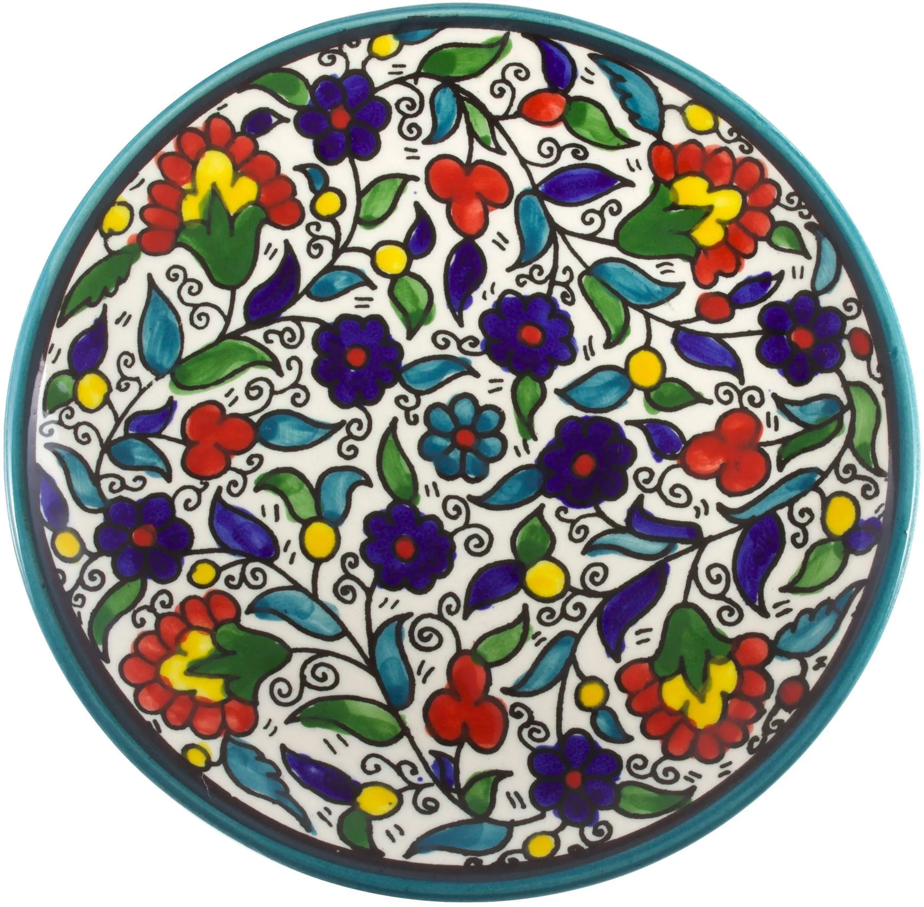 Armenian ceramic bowls for serving or decoration.