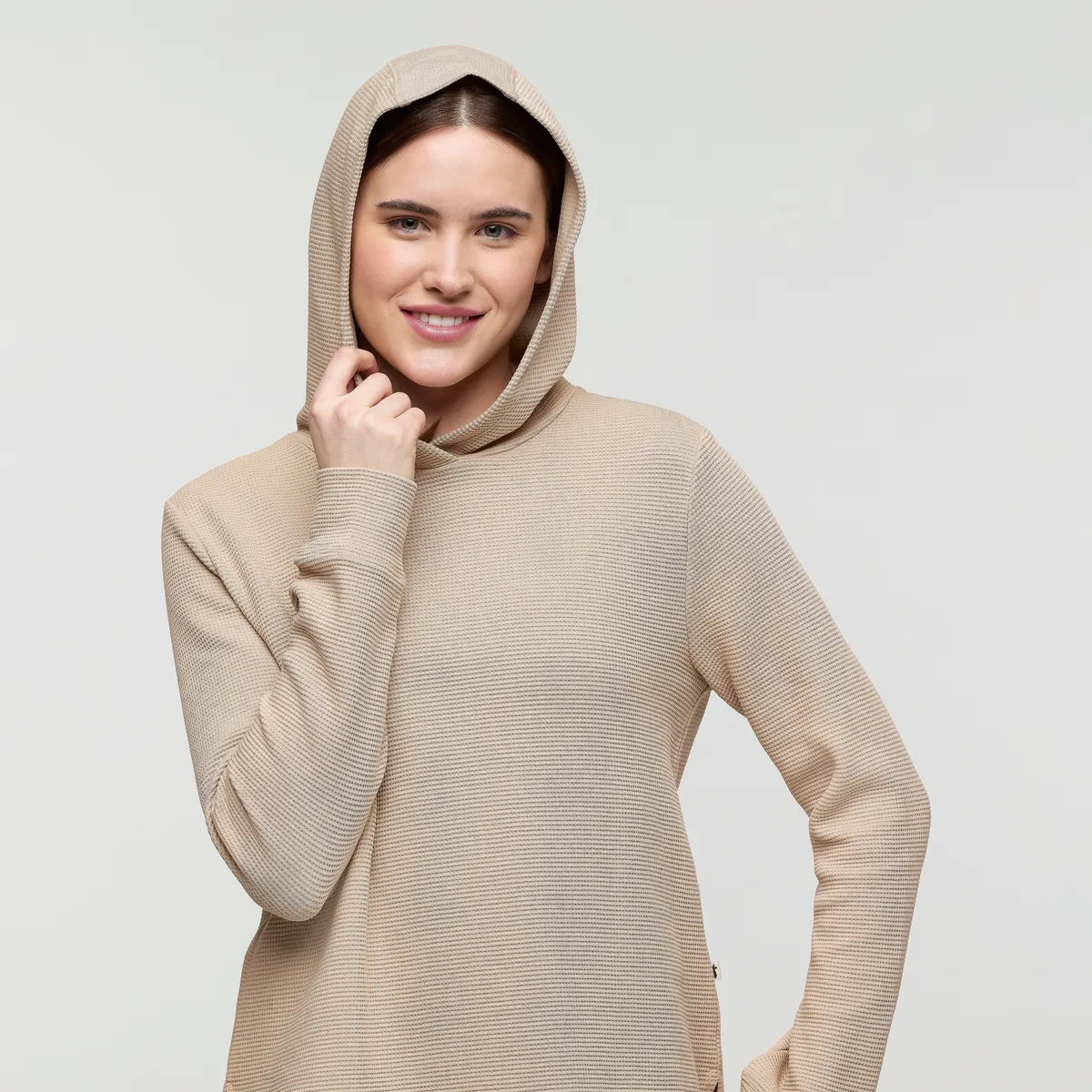 Atajo Long-Sleeve Waffle Hoodie - Women's