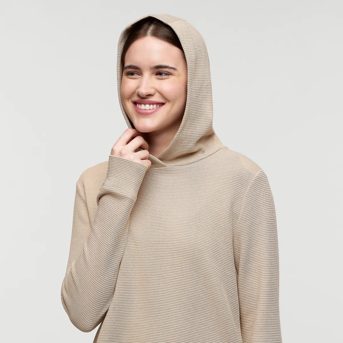 Atajo Long-Sleeve Waffle Hoodie - Women's