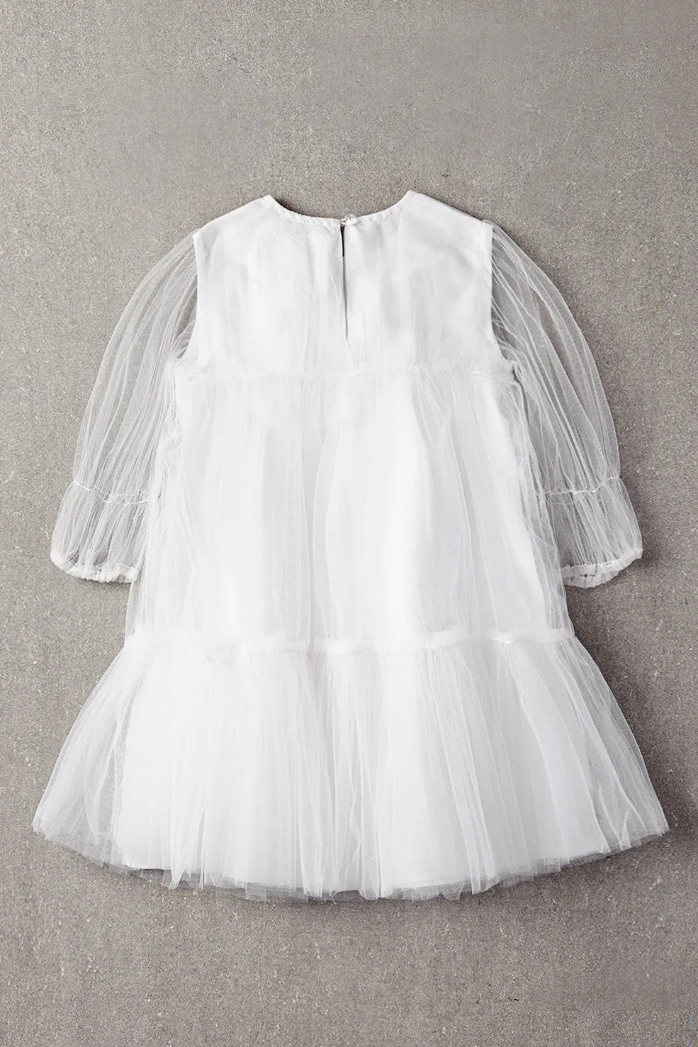 Baby Girls Dress Nellystella Alice - Classic White