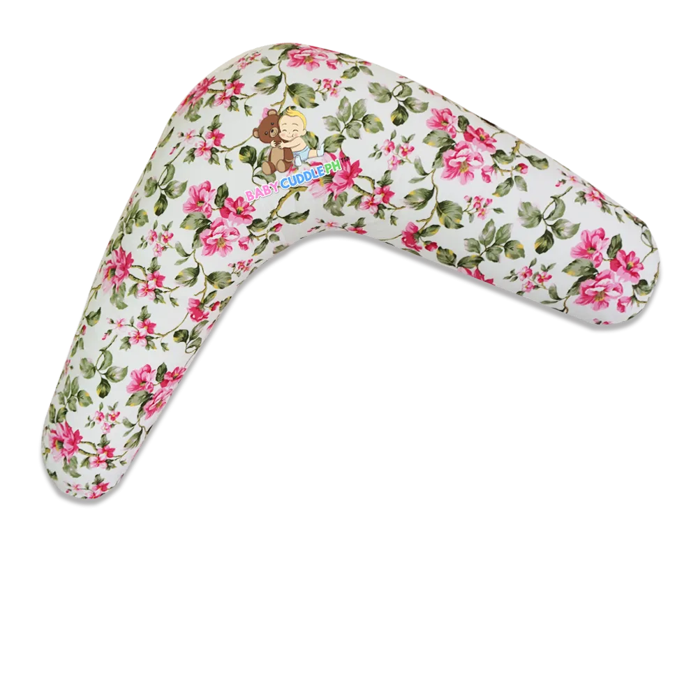 Babycuddle Nursing Pillow (Multi-use) - Flora in Light Pink