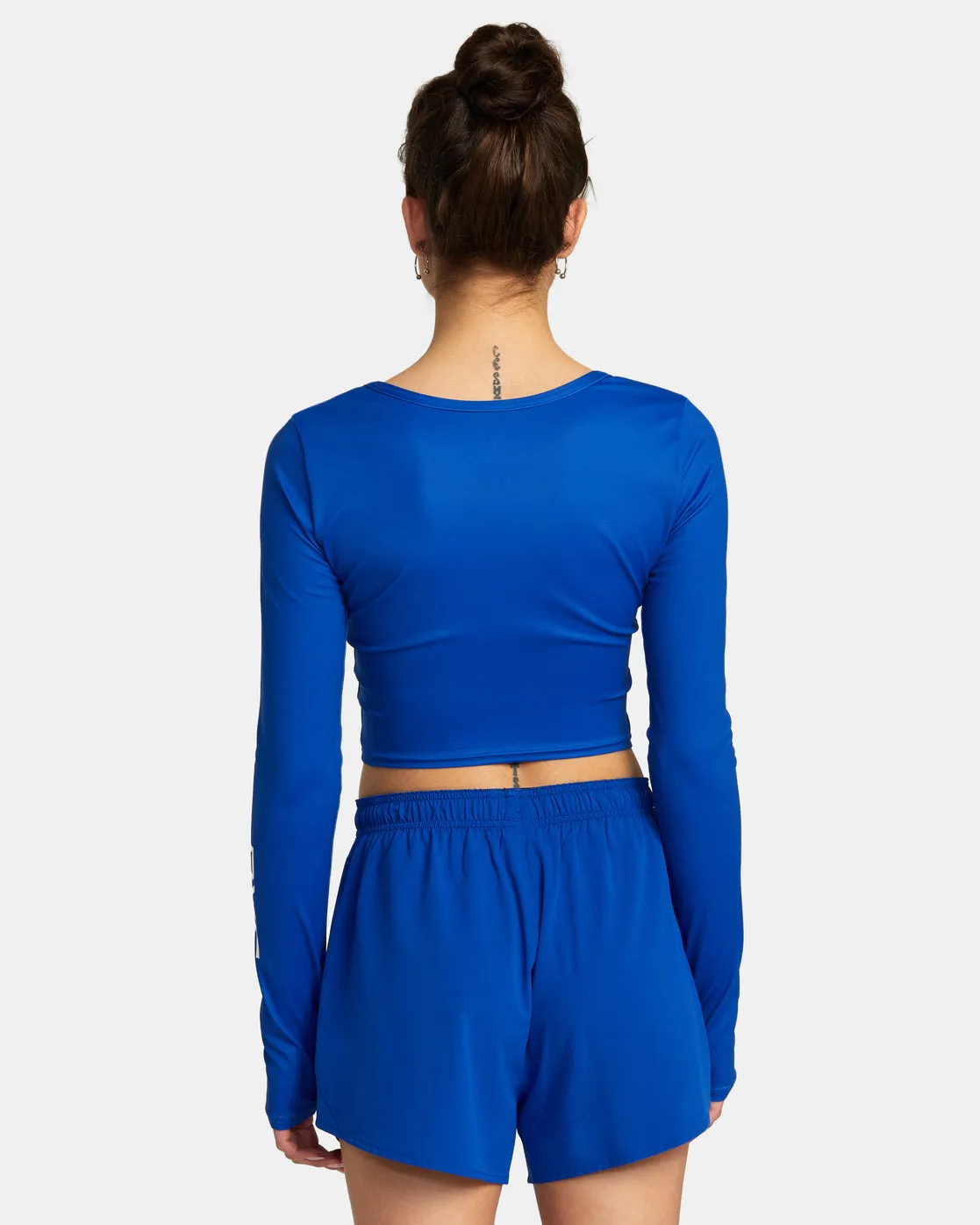 Base Long Sleeve Crop Knit - Royal