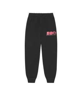 BB ASTRO SMALL LOGO SWEATPANTS - BLACK/PINK LOGO