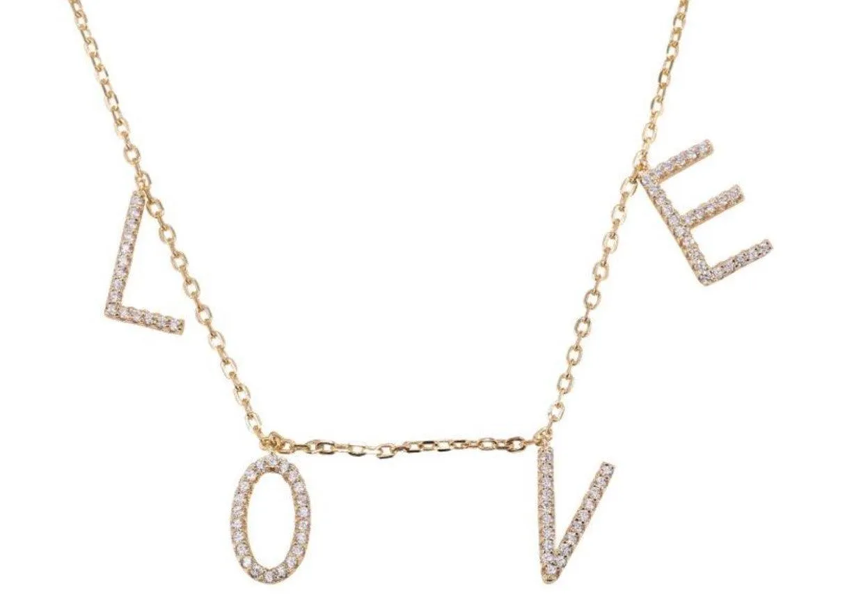 Big Love Necklace In Gold