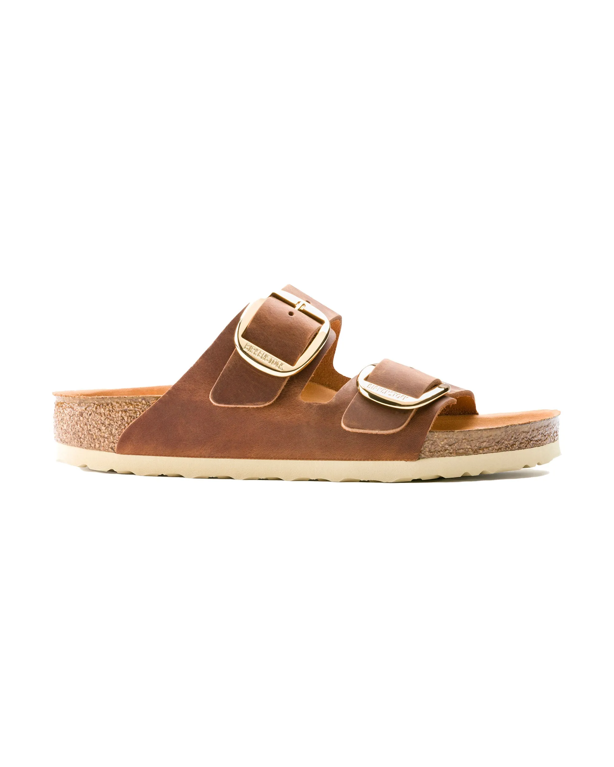 Birkenstock Arizona Big Buckle Cognac Calzata Stretta