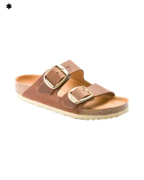 Birkenstock Arizona Big Buckle Cognac Calzata Stretta