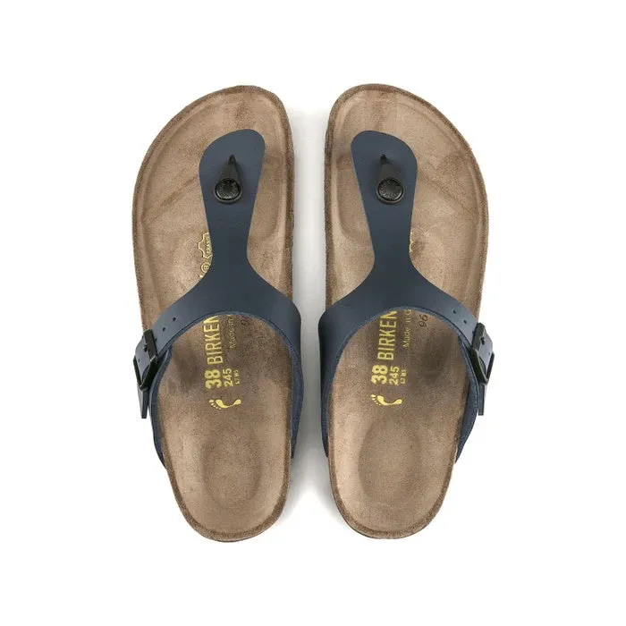 Birkenstock Gizeh Birko Flor Blue Regular Width