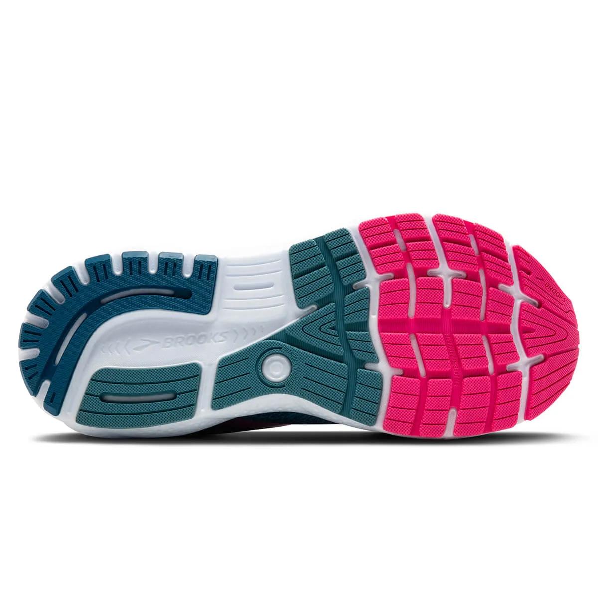 Brooks Ghost 16 GTX Womens | Moroccan Blue/pink/yellow