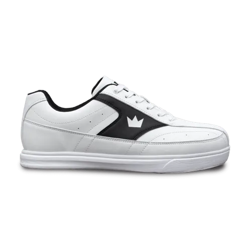 Brunswick Mens Renegade Black White Bowling Shoes