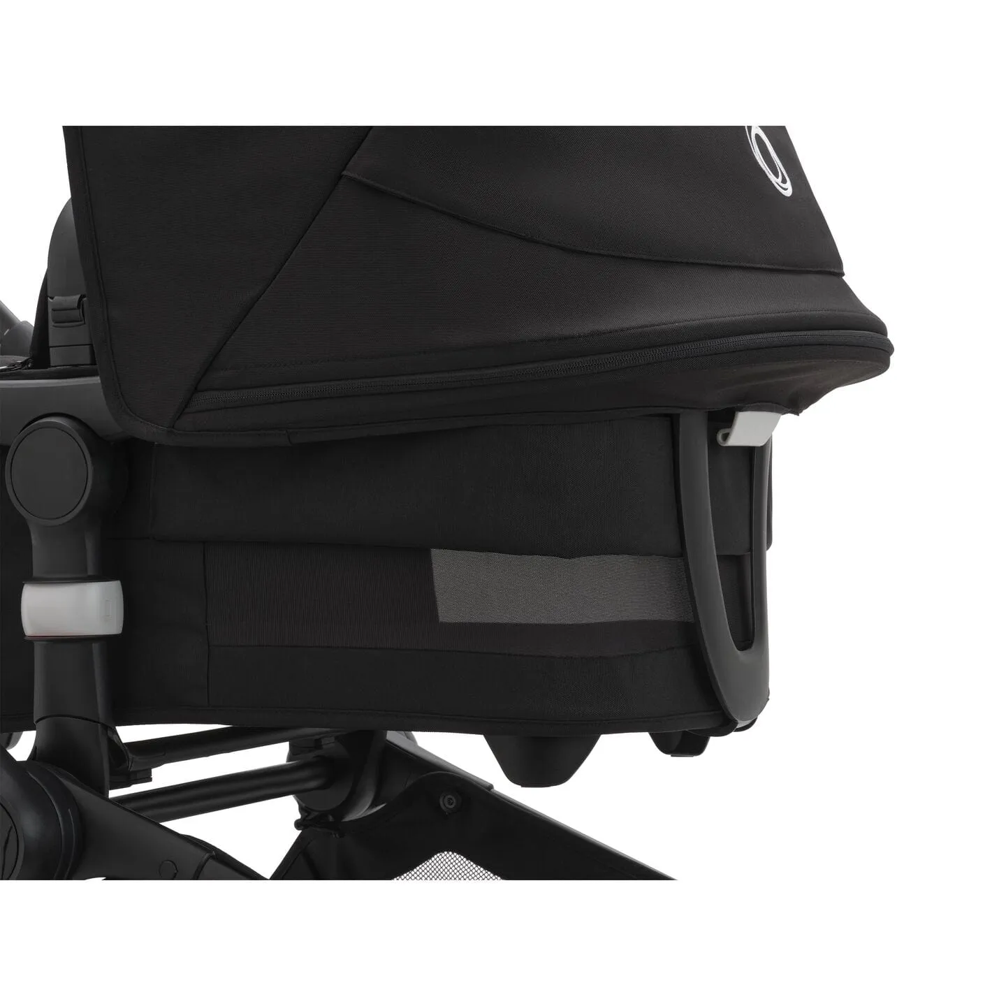 Bugaboo Fox 5, Nuna Turtle and Base Travel System - Black/Midnight Black/Midnight Black