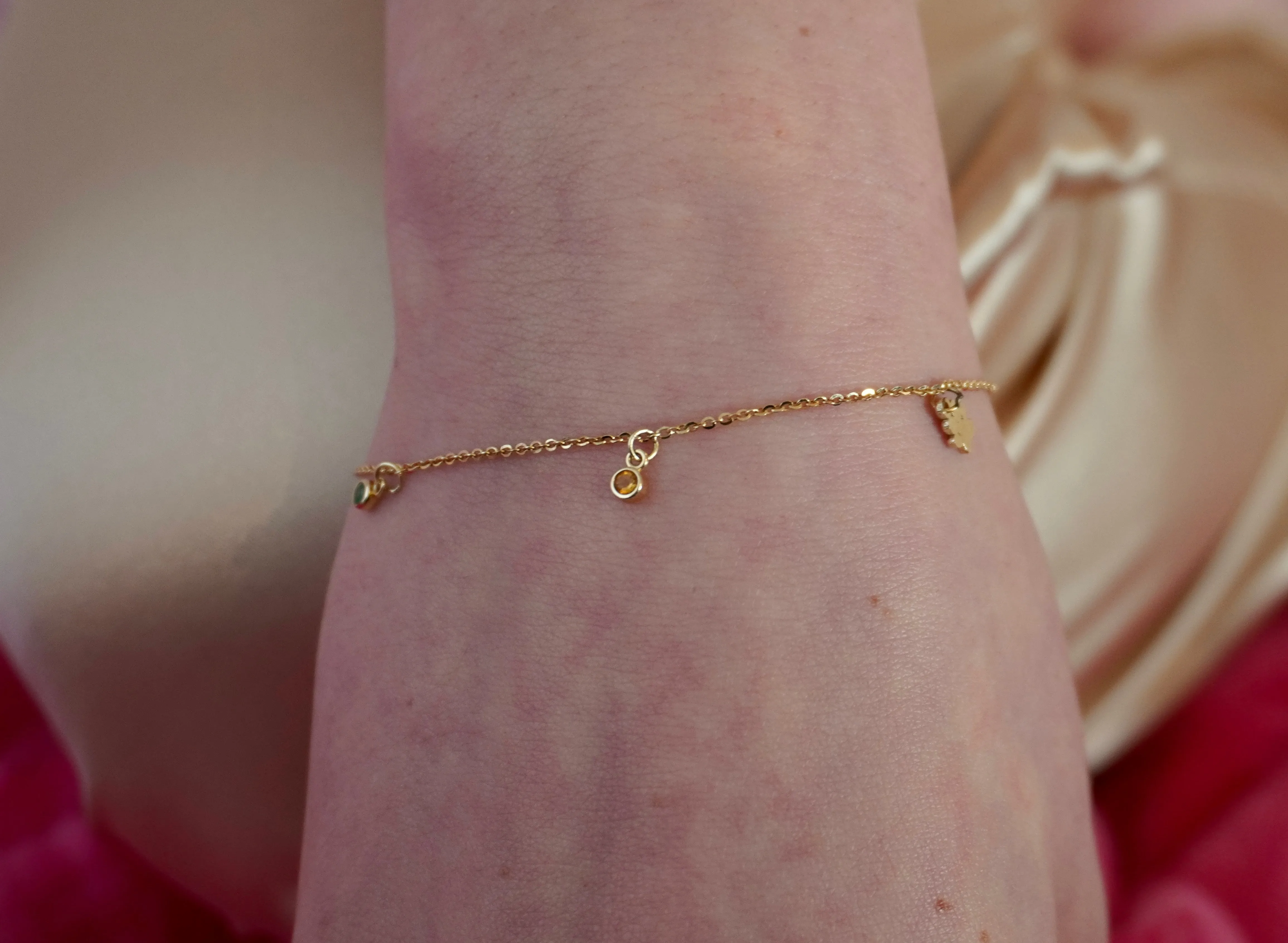 Build Your Own Seven Charm Bracelet | 10k Yellow Gold