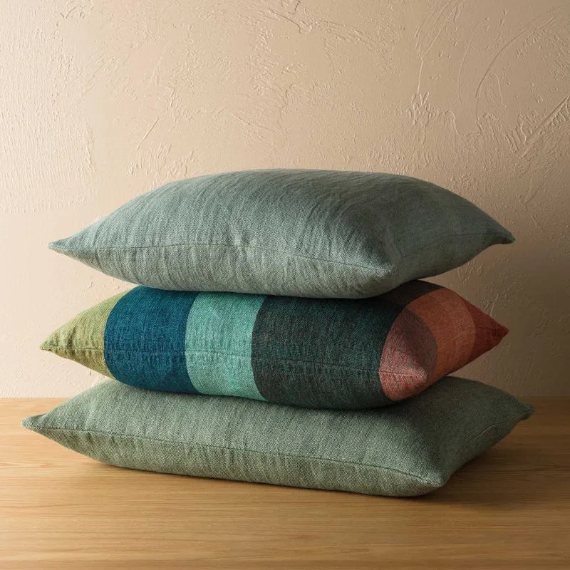 Cabin Linen Cushion (Kermit/Multi) - 55 x 45 cm