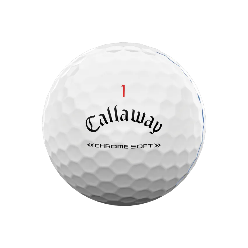 Callaway 2022 Chrome Soft Triple Track Golf Balls White 12 Pack