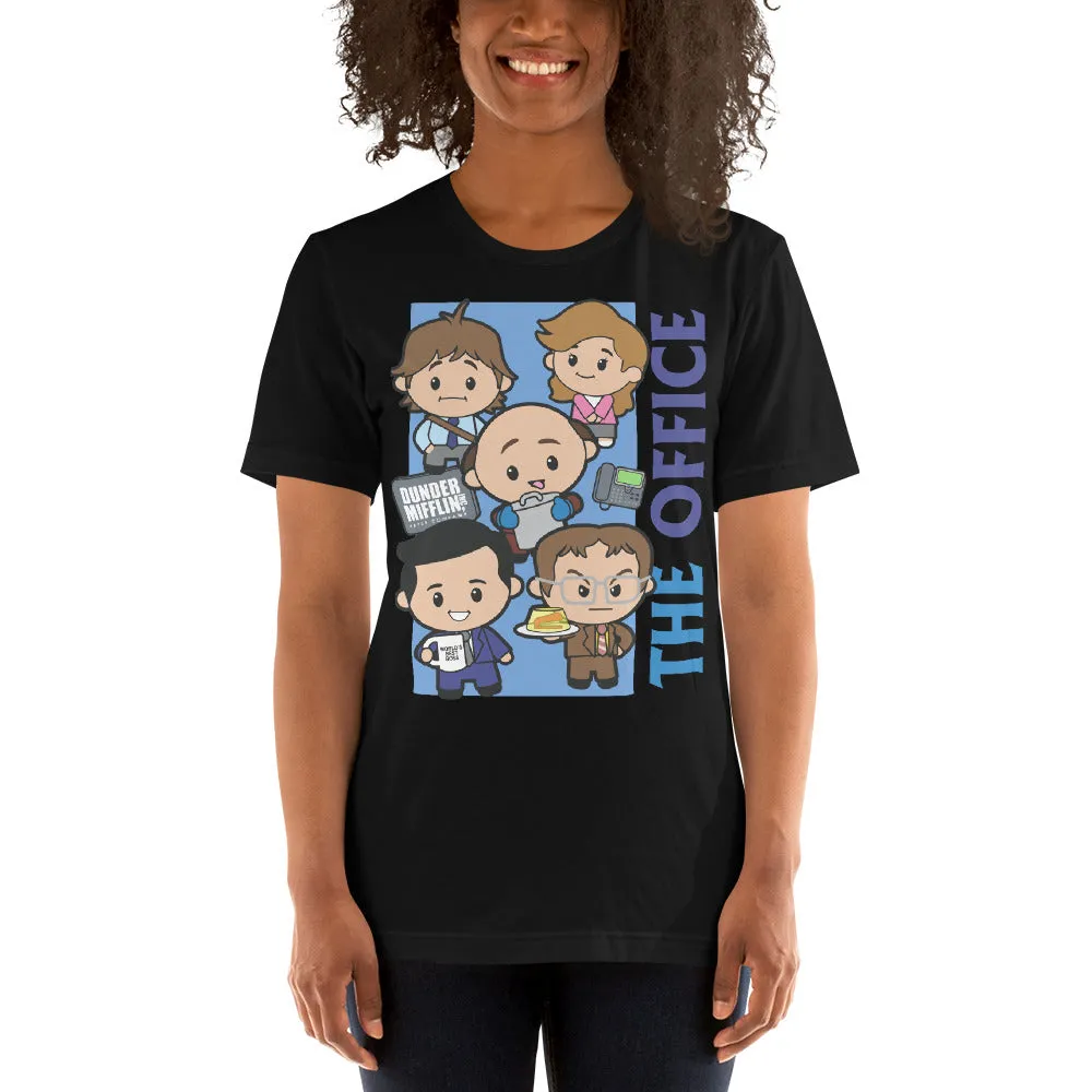 Cartoon Scranton Squad - Women's T-Shirt