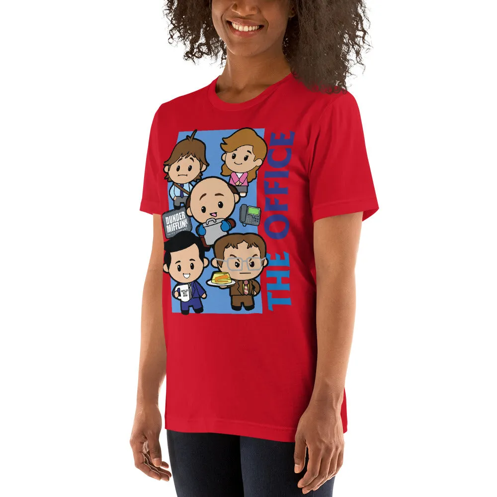 Cartoon Scranton Squad - Women's T-Shirt