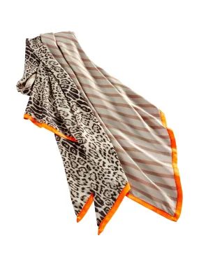 Catrin Mix Print Triangle Scarf