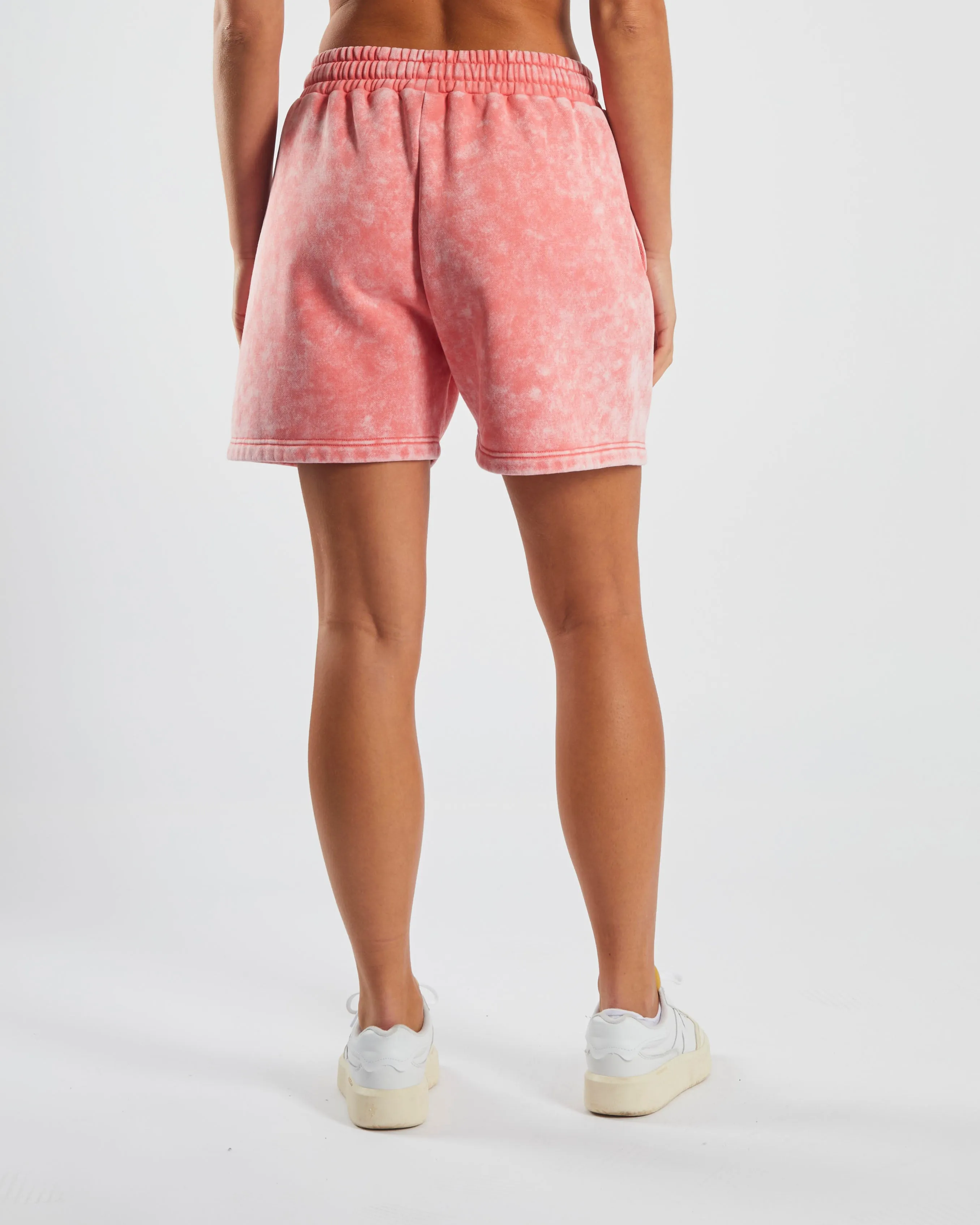 Chambray Short Washed Blush