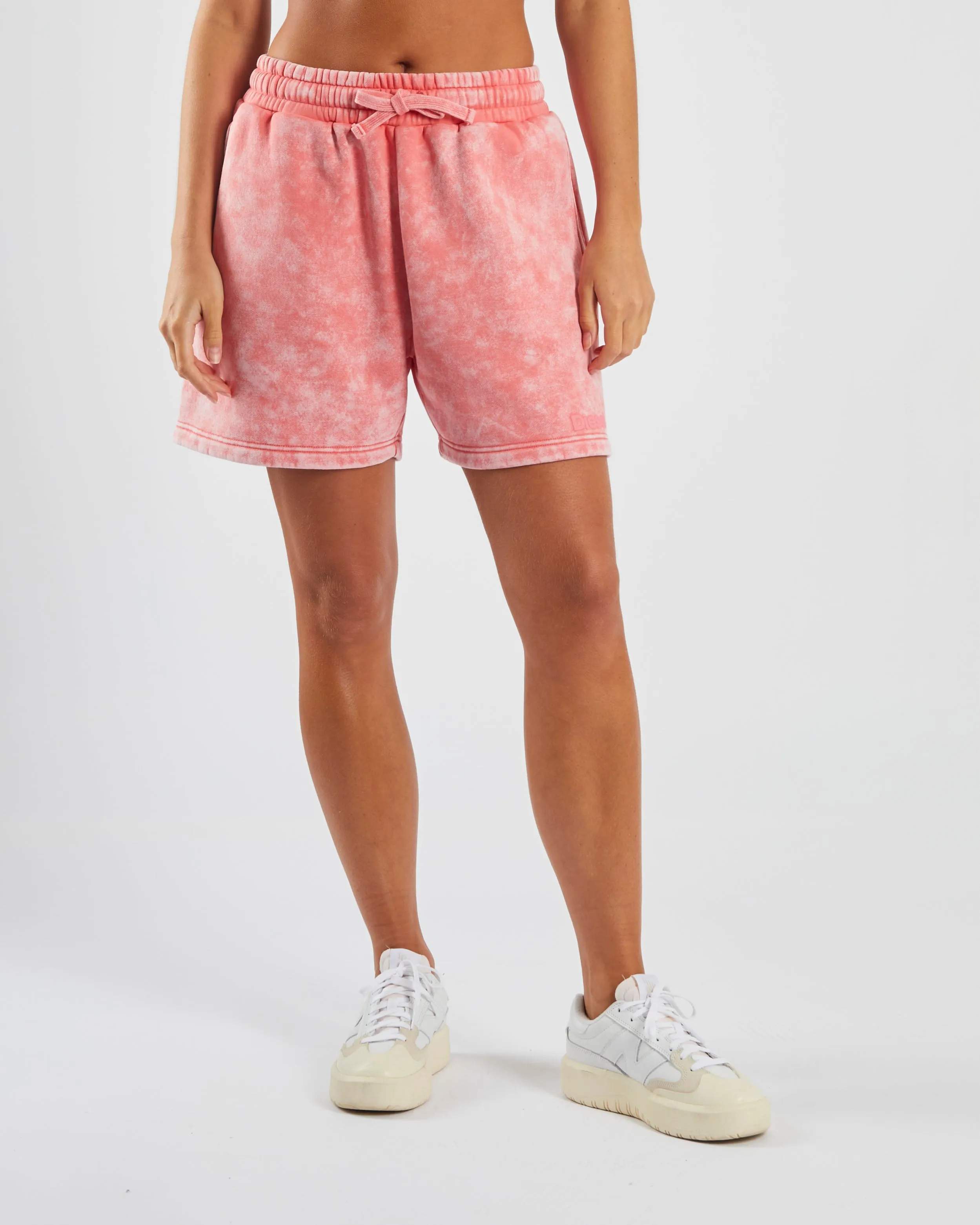 Chambray Short Washed Blush