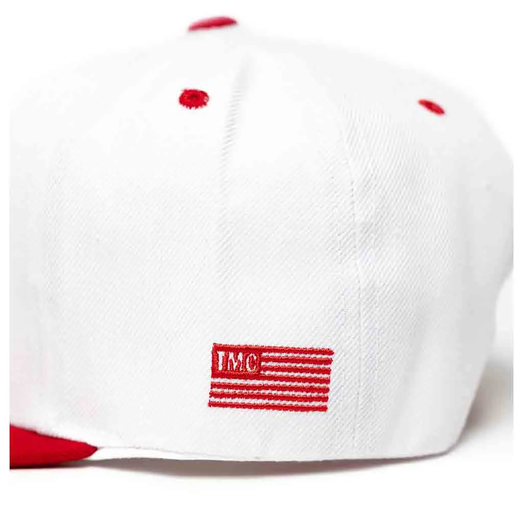 Crenshaw Limited Edition Snapback - White/Red [Two-Tone]