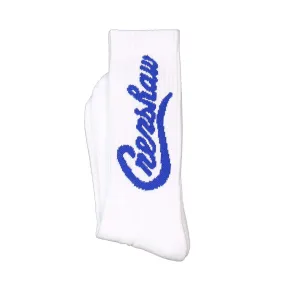 Crenshaw Socks - White/Royal