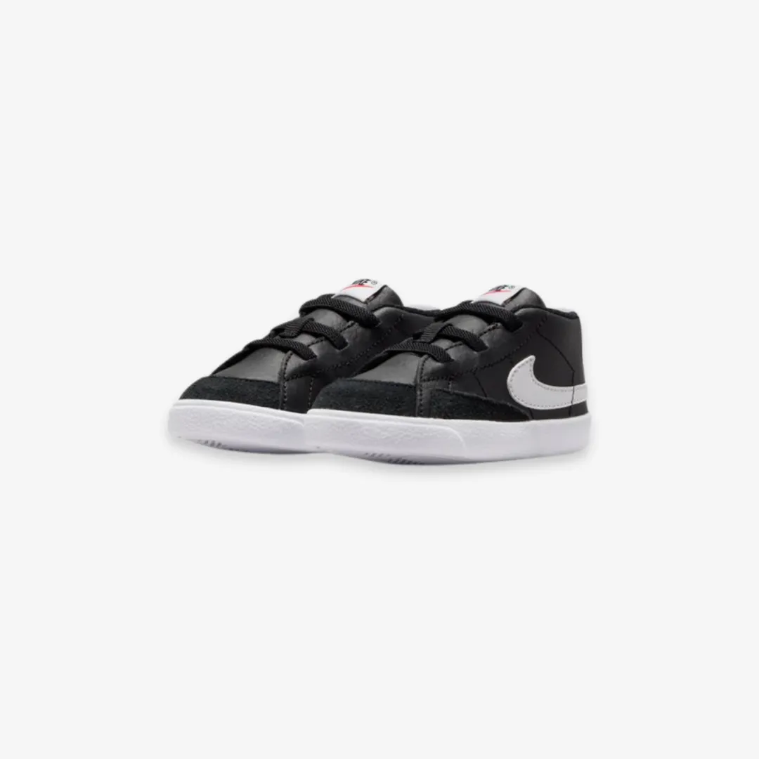 crib nike blazer mid (black/white)