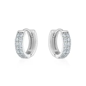 Double Row Hoops (0.28ctw)