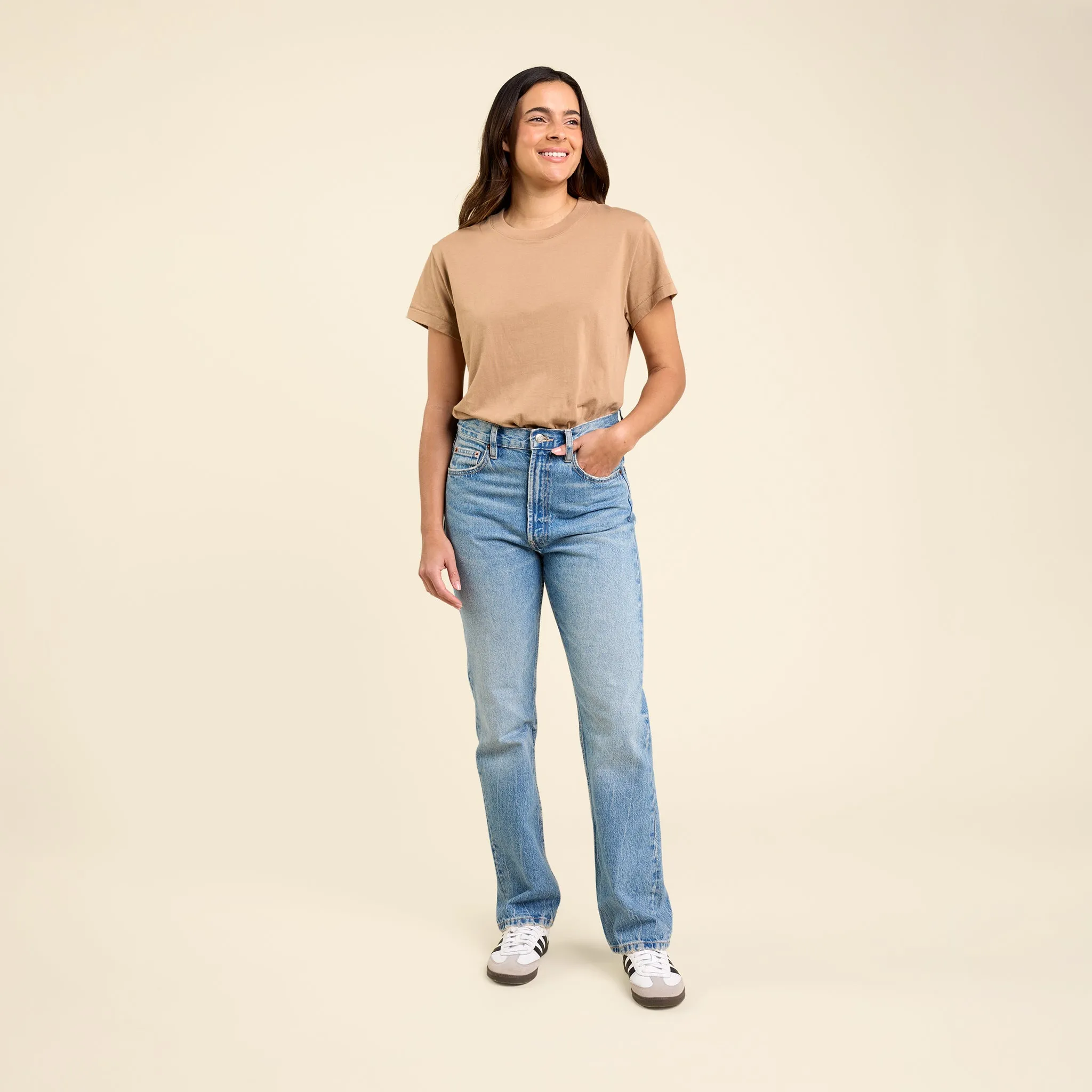 Everyday T-Shirt Bodysuit | Cinnamon