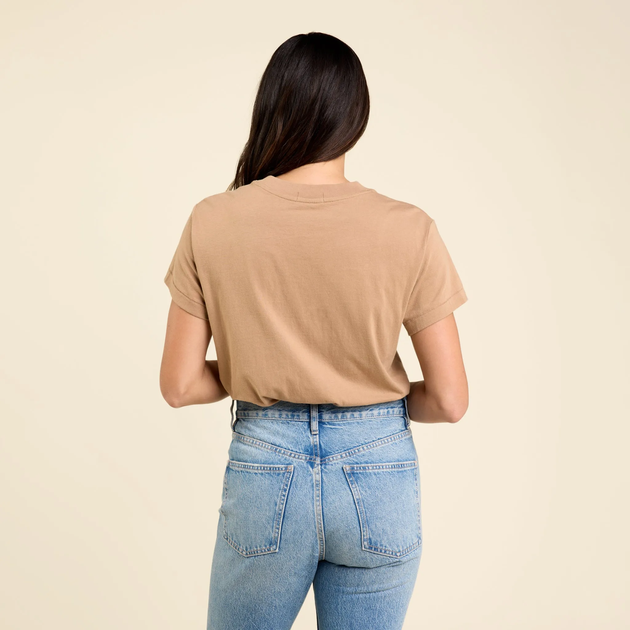 Everyday T-Shirt Bodysuit | Cinnamon