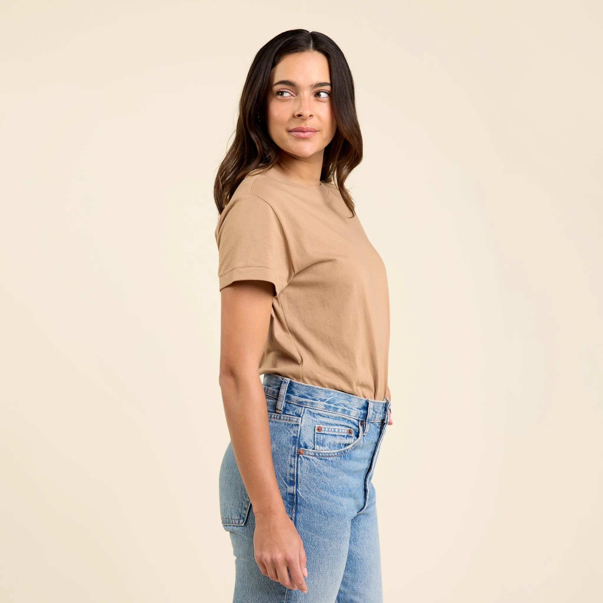 Everyday T-Shirt Bodysuit | Cinnamon