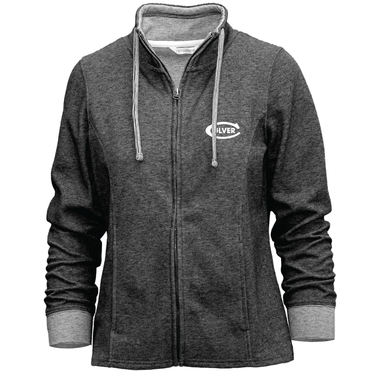 Felicity Full Zip Charcoal Culver-C - Charcoal Heather