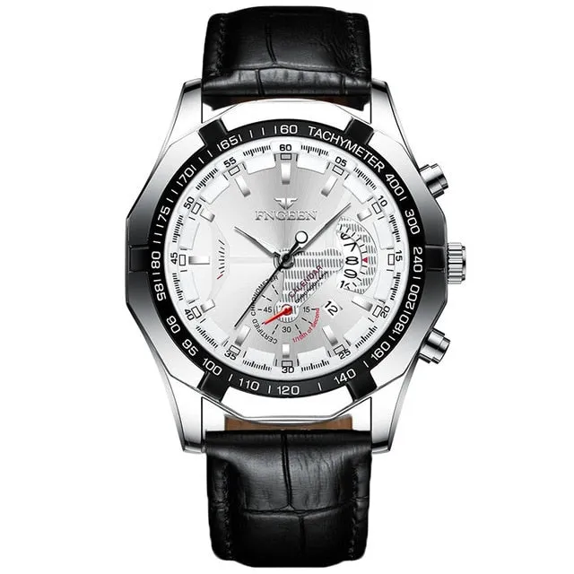 FNGEEN Luxury Quartz Sports Wristwatch