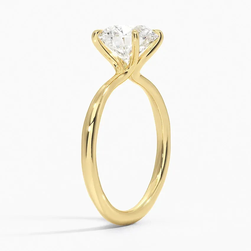 Freesia Solitaire 2mm Engagement Ring [Setting Only] - EC115