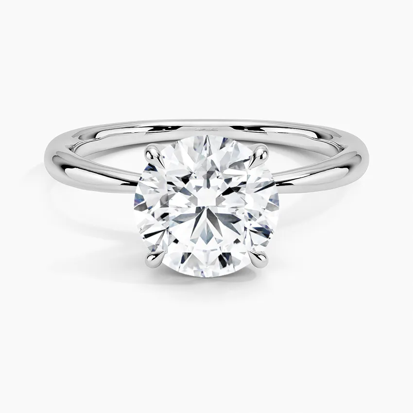 Freesia Solitaire 2mm Engagement Ring [Setting Only] - EC115