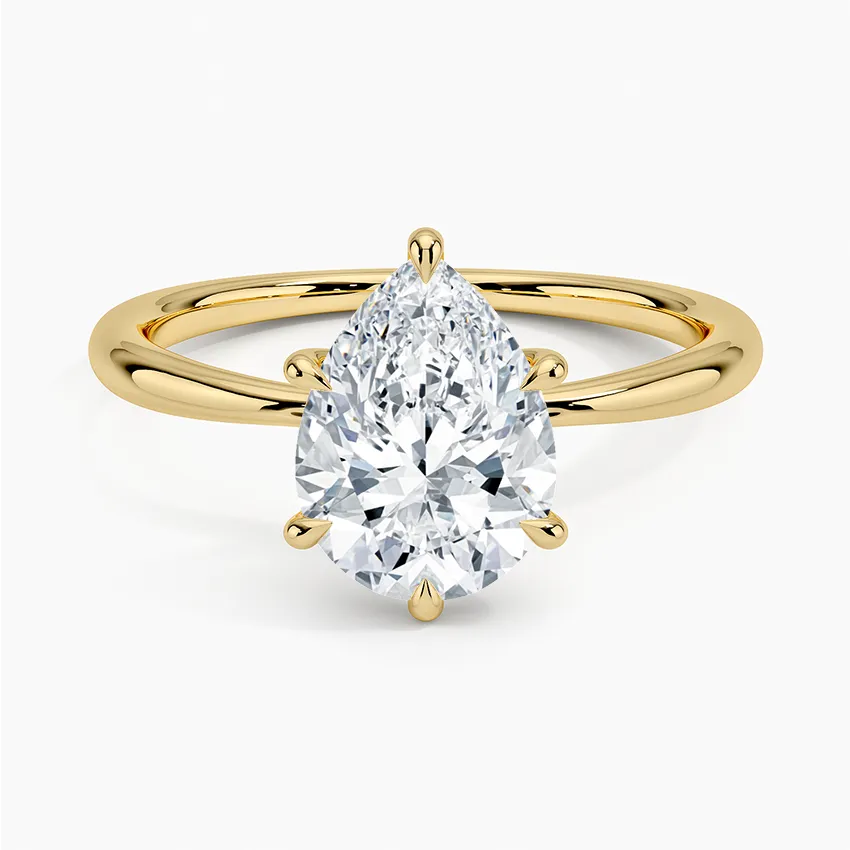 Freesia Solitaire 2mm Engagement Ring [Setting Only] - EC115