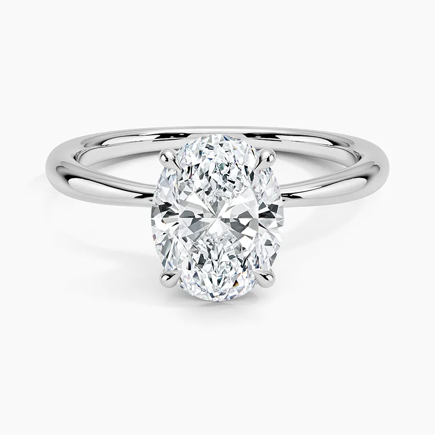 Freesia Solitaire 2mm Engagement Ring [Setting Only] - EC115